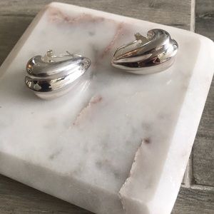 Silver earrings